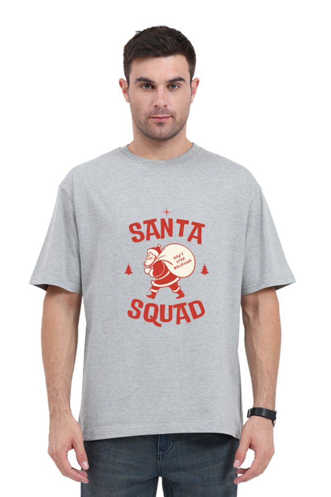 Santa Squad Organic Oversized Tees